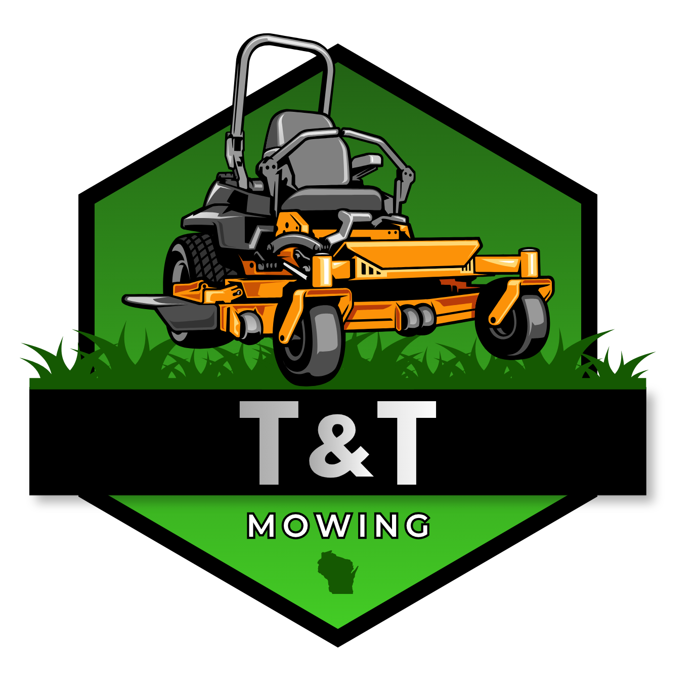 T&T Mowing logo